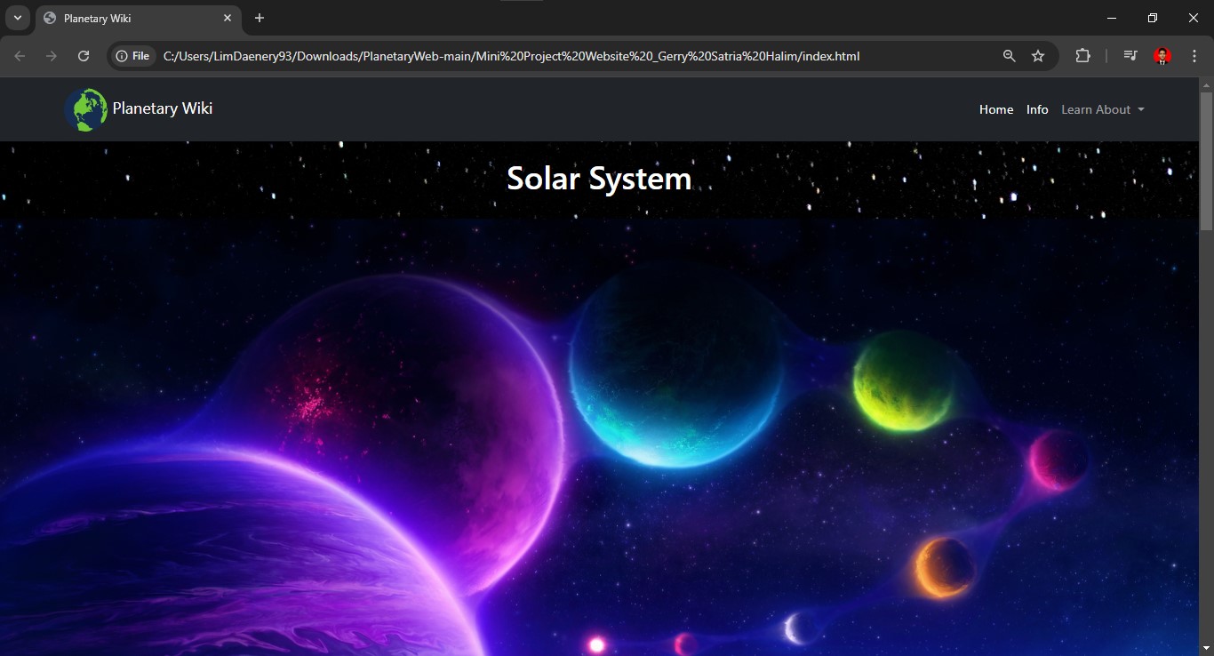planetary web image